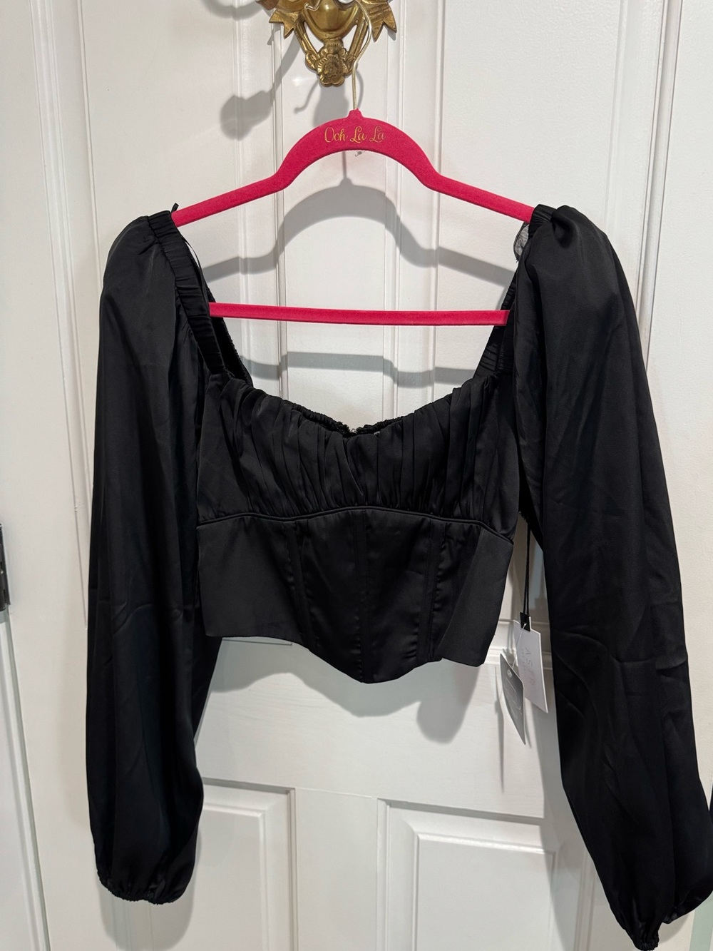 🖤 ASTR The Label Black Corset Crop Top | Size Small | NWT 🖤